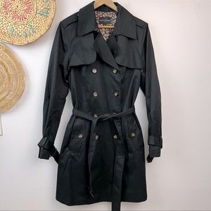 Banana Republic black trench coat